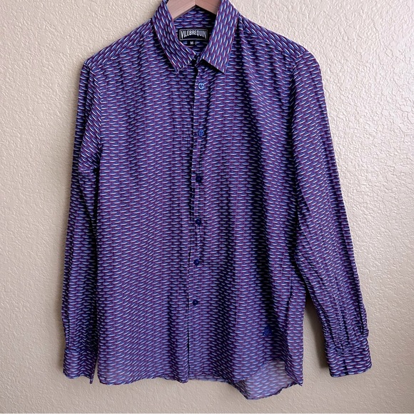Vilebrequin Long Sleeve Button Down Shirt - Picture 2 of 10